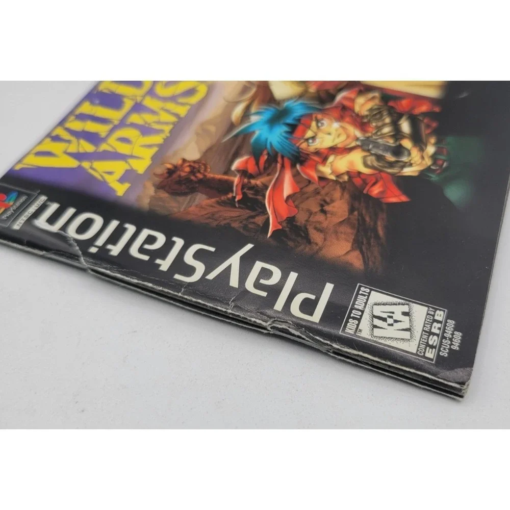 Wild Arms PS1 Sony PlayStation 1 Complete CIB Black Label COMPLETE IN BOX
